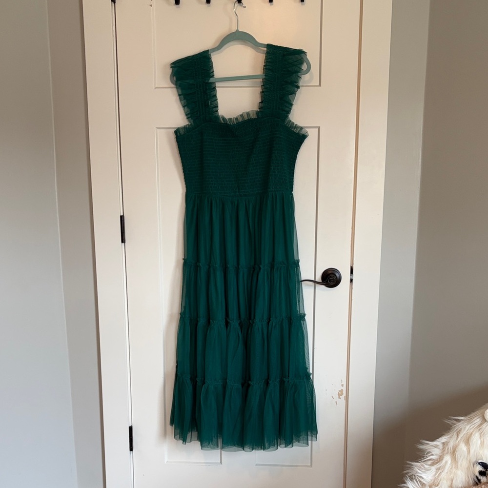 Baltic Born Emerald Green Midi Dress